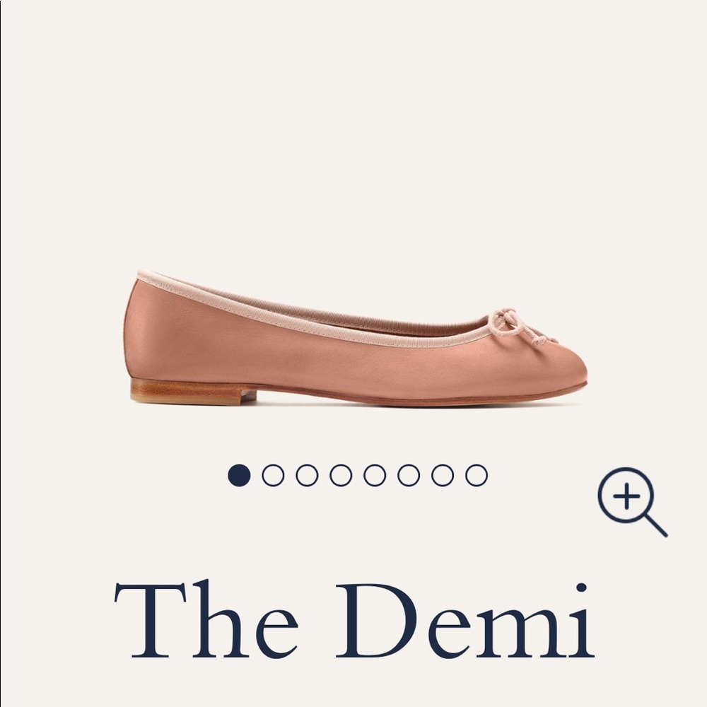 Margaux ballet flats in blush
